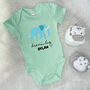 Elephant Dream Big Personalised Jungle Babygrow, thumbnail 5 of 8