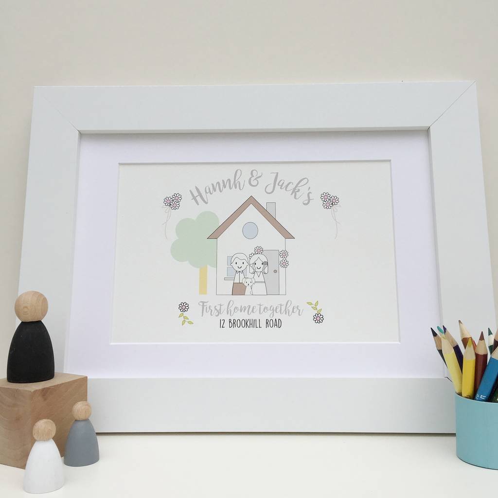 Personalised First Home Together Picture By Just Toppers