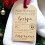 Personalised Reusable Wooden Santa Gift Tag, thumbnail 1 of 4