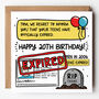 20th Birthday Card Teens Expired For Son/Brother/Boys/Him, thumbnail 1 of 4