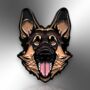 German Shepherd Alsation Dog Enamel Lapel Pin Badge, Dog Breed Brooch, Gifts For Dog Lovers, Pet Loss Gift, thumbnail 3 of 9