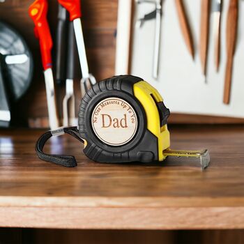 Personalised Tape Measure Gift For Dad, 4 of 9