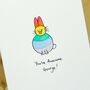 Personalised 'Smiley Bunny' Handmade Card, thumbnail 1 of 10