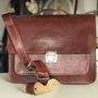 Light Brown Satchel Made In London, thumbnail 1 of 4