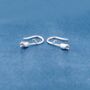Sterling Silver 925 Tulip Hook Earrings, thumbnail 1 of 6