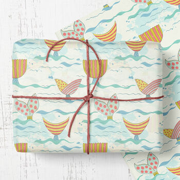 Mermaid Tail Wrapping Paper, 3 of 3