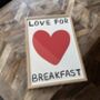 Love For Breakfast Art Print, thumbnail 3 of 4