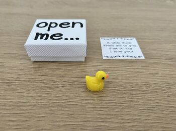 I Love You Gift, Duck Gift, Keepsake Gift, 2 of 7
