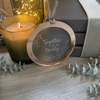 Large 'Together We Are Family' Christmas Keepsake, 5 of 9