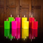 Solid Colour Eco Pillar Candles 15cm And 10 Cm Tall, thumbnail 2 of 12