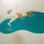 The Waterfall, A3 Limited Screen Swim Print, thumbnail 2 of 4