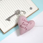 Personalised Heart Keyring Gift For Her, thumbnail 10 of 12