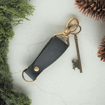 Customized Leather Key Fob, 3 of 4