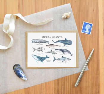 Ocean Life Art Card, 2 of 3