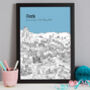 Personalised Cork Print, thumbnail 2 of 9