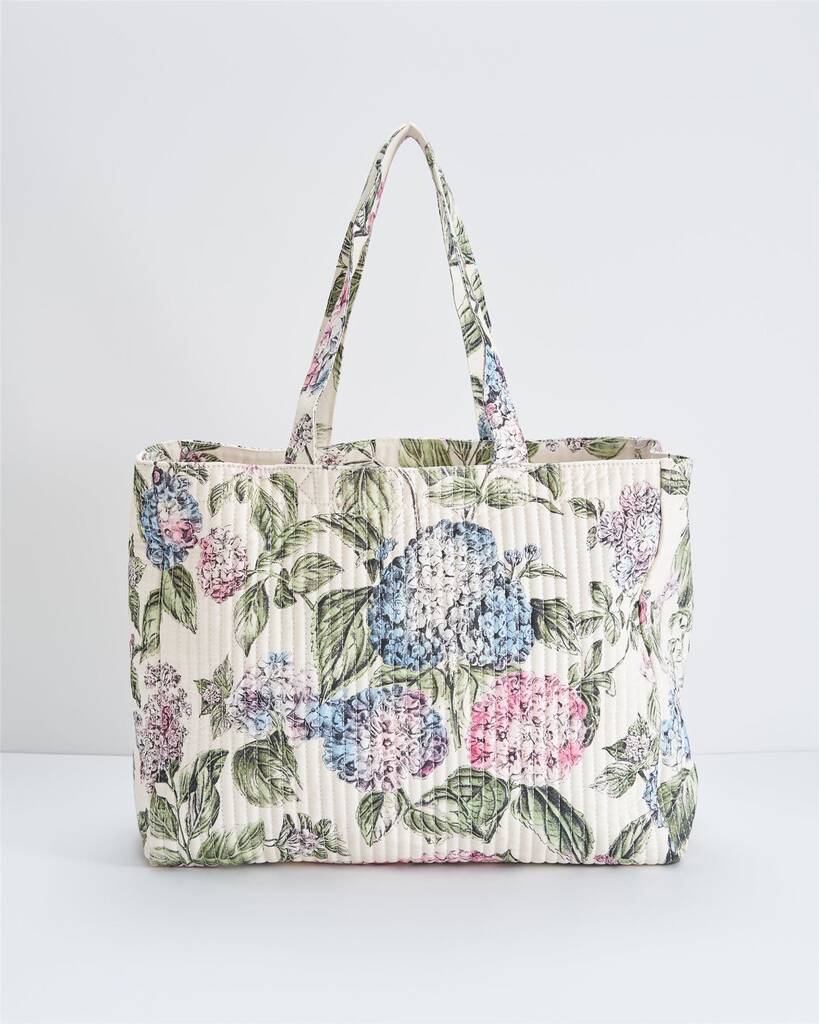 Hydrangea Quilted Cotton Tote Bag By Fable England