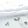 Birthstone Multiple Floating Charm Necklace, thumbnail 1 of 3