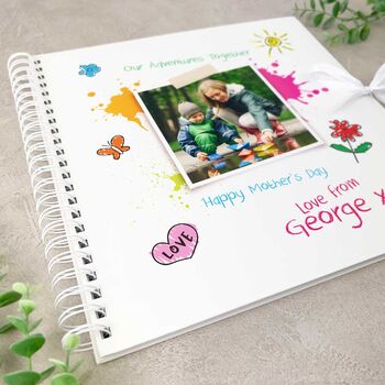 Personalised 'Our Adventures Together' Memory Book For Mummy, Grandma, Or Nanna From The Kids/Grandkids, 2 of 4