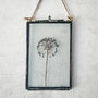 Small Antique Pressed Flower Frame Dried Allium, thumbnail 3 of 8