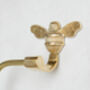 Brass Bee Toilet Roll Holder In Brass, thumbnail 2 of 4