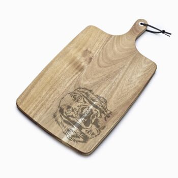 Personalised Welsh Springer Spaniel Engraved Acacia Serving Board, 3 of 5