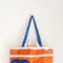 Gennaker Upcycled Sailcloth Two Handle Bag, thumbnail 2 of 5