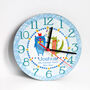 Personalised Wall Clock For Boys, thumbnail 4 of 8