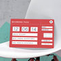 Personalised Plane Boarding Pass Ticket Plaque, thumbnail 2 of 5