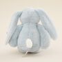Personalised Blue Bunny Soft Toy, thumbnail 3 of 5