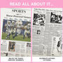 Indianapolis Colts Personalised Gift Newspaper Book, thumbnail 2 of 12