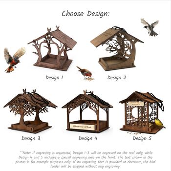 Personalised Birdfeeder For Patio And Garden, 3 of 11