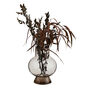Amber Glass Globe Vase, thumbnail 2 of 3