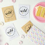 10 'Live Wild' Seed Packet Birthday Party Favours, thumbnail 2 of 6