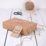 Christmas Gift Tags Let It Snow With String Ties, thumbnail 2 of 4