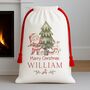 Personalised Santa And Friends Christmas Sack, thumbnail 1 of 5