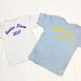 Personalised Besties T Shirt Set, thumbnail 3 of 9