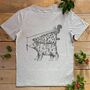 Christmas Bear T Shirt, Men's, thumbnail 3 of 3