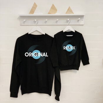 Original And Remix Matching Sweatshirts Unisex, 3 of 3