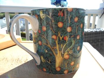 Jumbo Mug In William Morris Woodpecker Design, 5 of 11