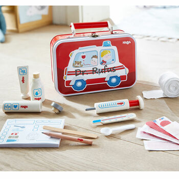 Personalised Toy Doctors Set In A Tin Or Case, 3 of 3