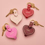Personalised Leather Heart Photo Keyring, thumbnail 4 of 4