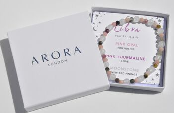 Libra Zodiac Crystal Bracelet Birthday Gift For Her, 4 of 6