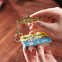 Solid Brass Sardine Fish Keyring In Tin, thumbnail 3 of 3