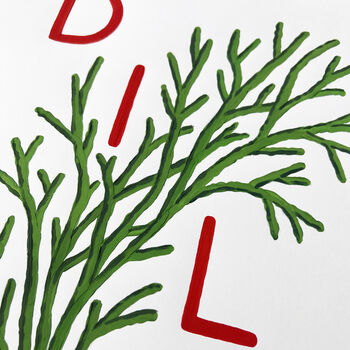 Dill Herb Print From An Original Painting, 5 of 10