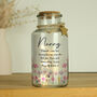 Personalised Floral LED Light Up Jar, thumbnail 4 of 5