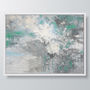'Indy Razz' Framed Giclée Abstract Canvas Print Art, thumbnail 3 of 6