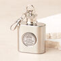 80th Birthday 1945 Sixpence Mini Hipflask Keyring, thumbnail 2 of 6