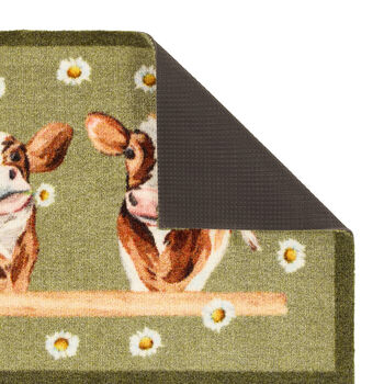 My Mat Patterned Washable My Daisy Cow Mat, 3 of 3