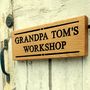 Engraved Oak Personalised Sign, thumbnail 2 of 7
