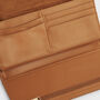 Tan Floral Embroidered Purse Large, thumbnail 3 of 7